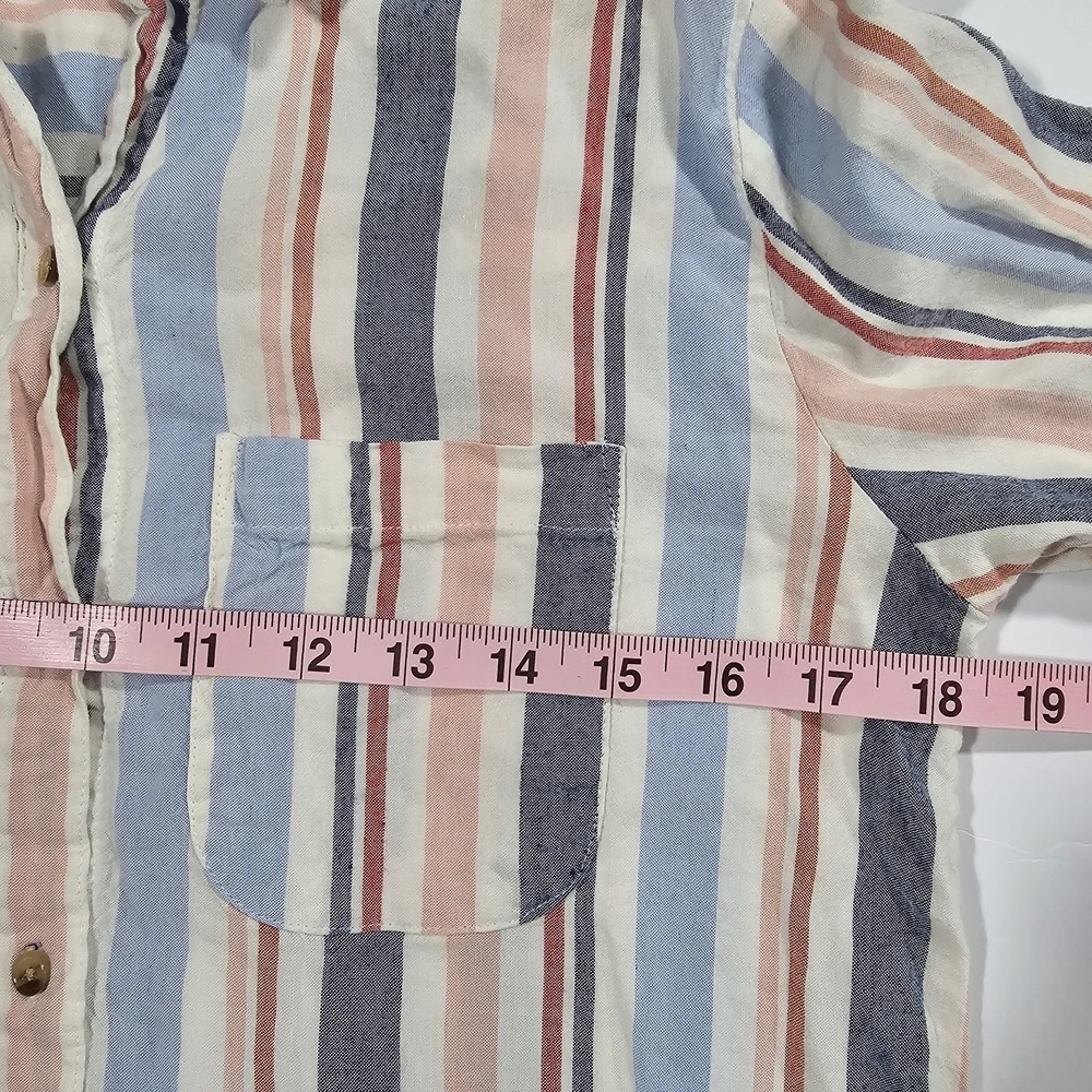 Anthropologie Maeve Sz S Chatham Striped Shirt longsleeve Women's - Picture 7 of 7
